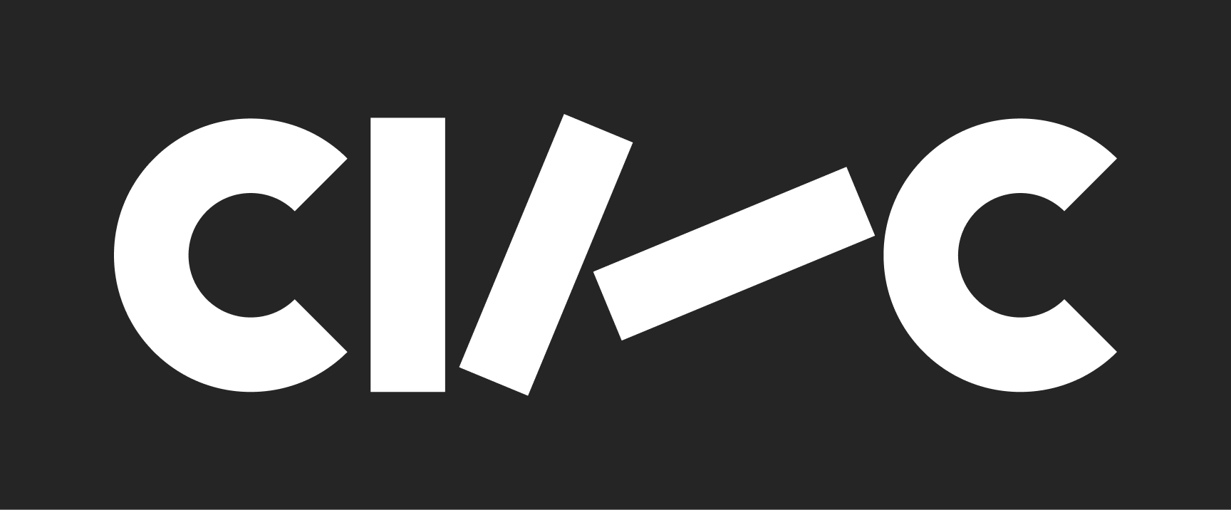 CIIIC logo wit op zwart